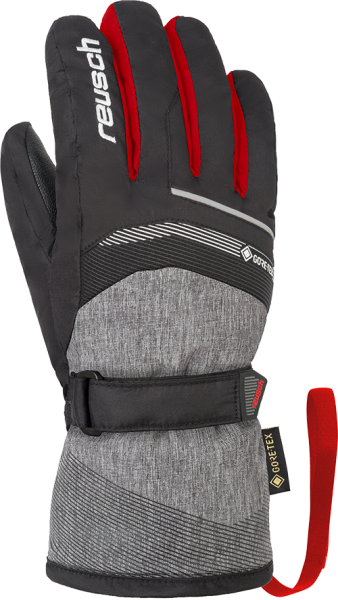 Reusch Bolt GTX Junior 4961305 7680 black red grey front